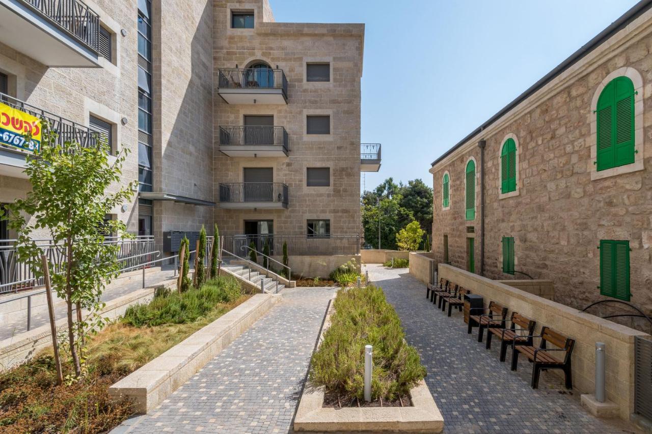 2Bdr W Parking Shirat Haneviim - Mamilla Area Sea-U エルサレム エクステリア 写真